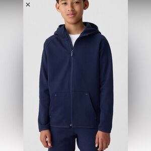 Bundle of 2 Gap tech fit boys hoodies- navy size XL